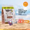 PROMOCION SELECT BY MONELLO GATOS SKIN AND COAT SALMON 7 KG + 6 SOBR.BEST PET  GATO SALMON
