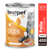 LATA PREMIUM BESTPET CAT TROZOS DE POLLO 400 G