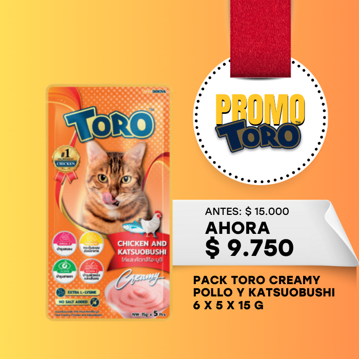 TORO CREAMY POLLO Y KATSUOBUSHI 5 X 15 G