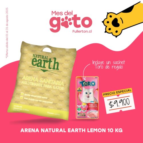ARENA NATURAL EARTH LEMON 10 KG