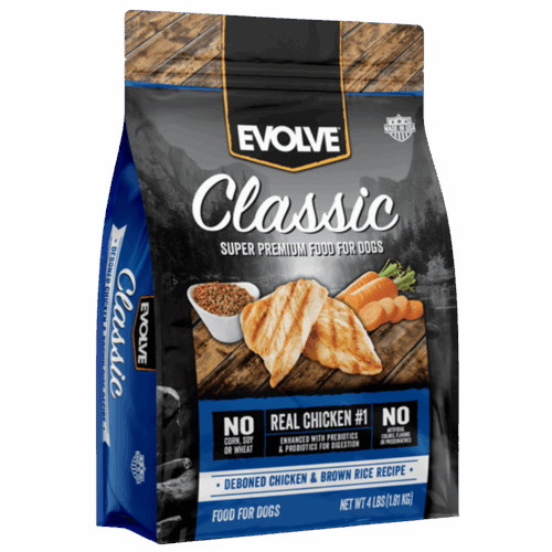 EVOLVE DOG CLASSIC DEBONED CHICKEN & BROWN RICE