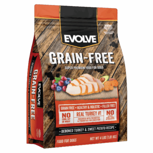evolve perros adultos pavo