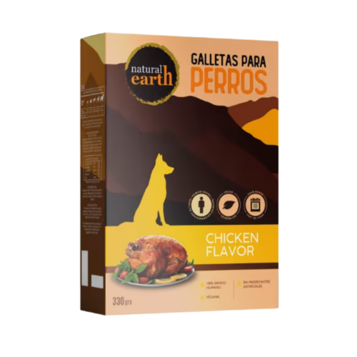 galleta natural perro pollo